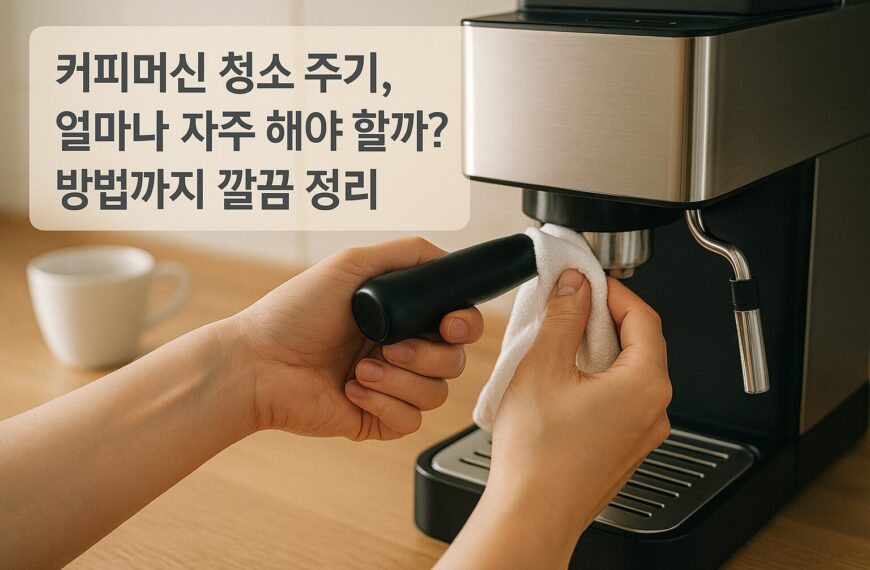커피머신 청소 주기