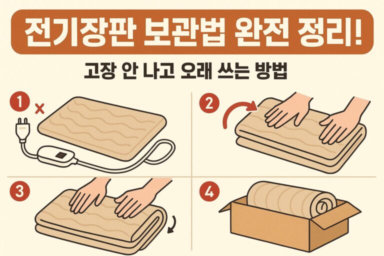 전기장판 보관법