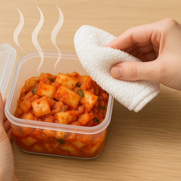 반찬통 냄새 제거